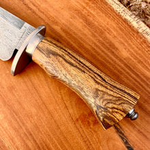 Load image into Gallery viewer, “Ozark Star” Damascus Bowie
