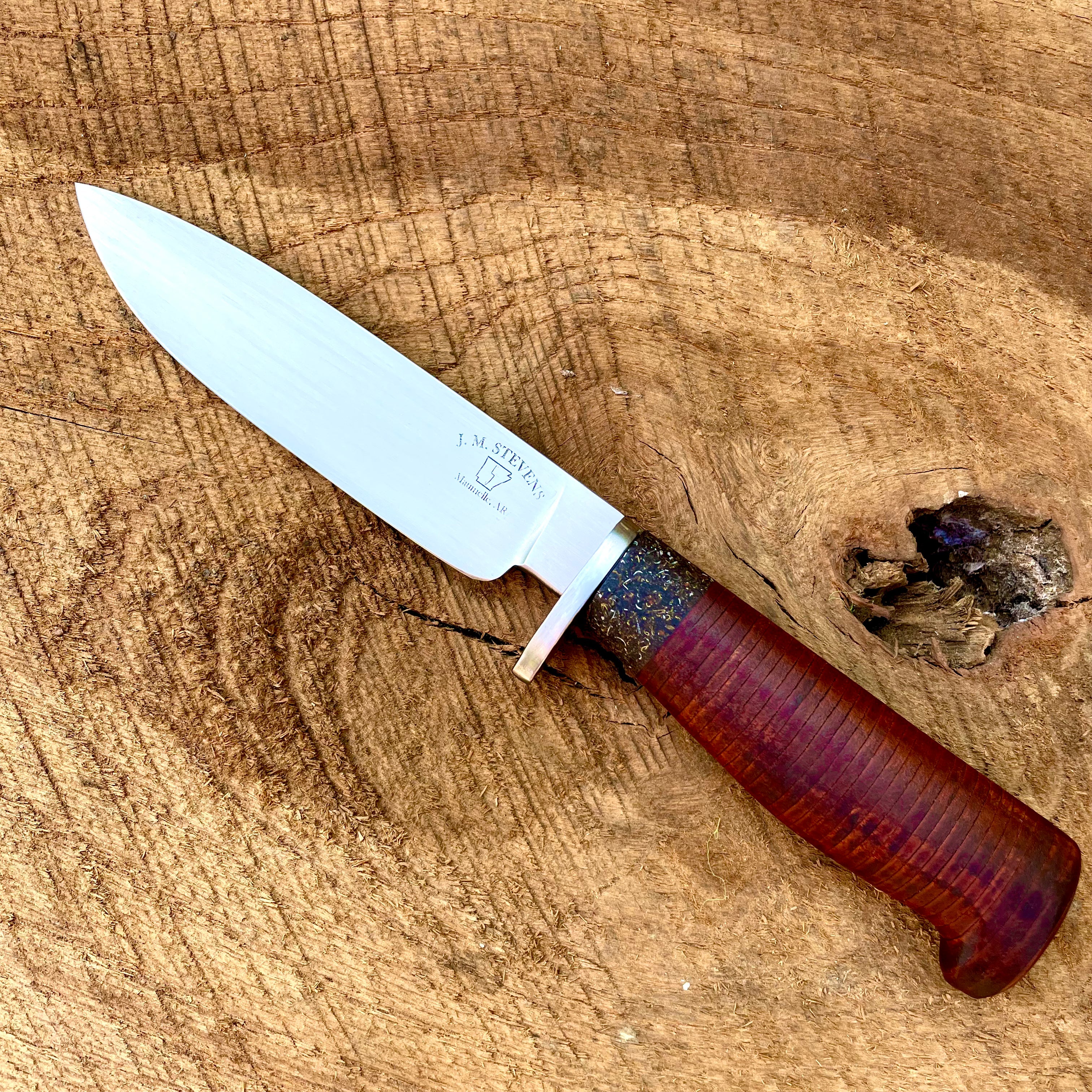 Leather Stack Hunter from J. M. Stevens