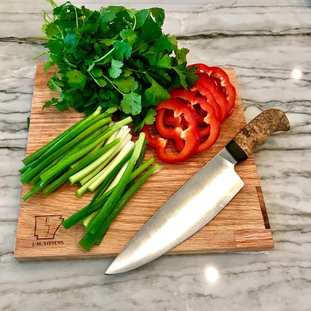 Maple Burl Chef's Knife