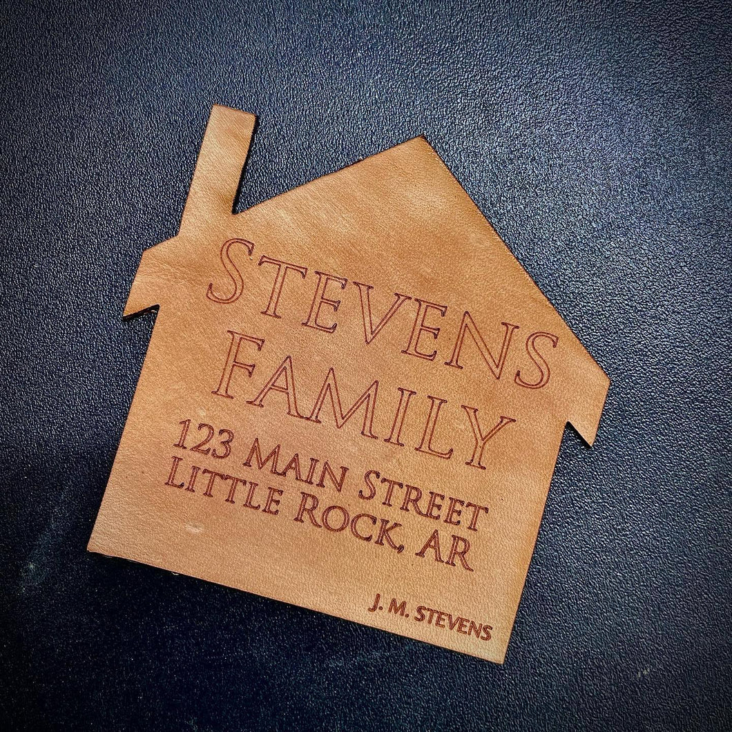 Personalized House Coasters