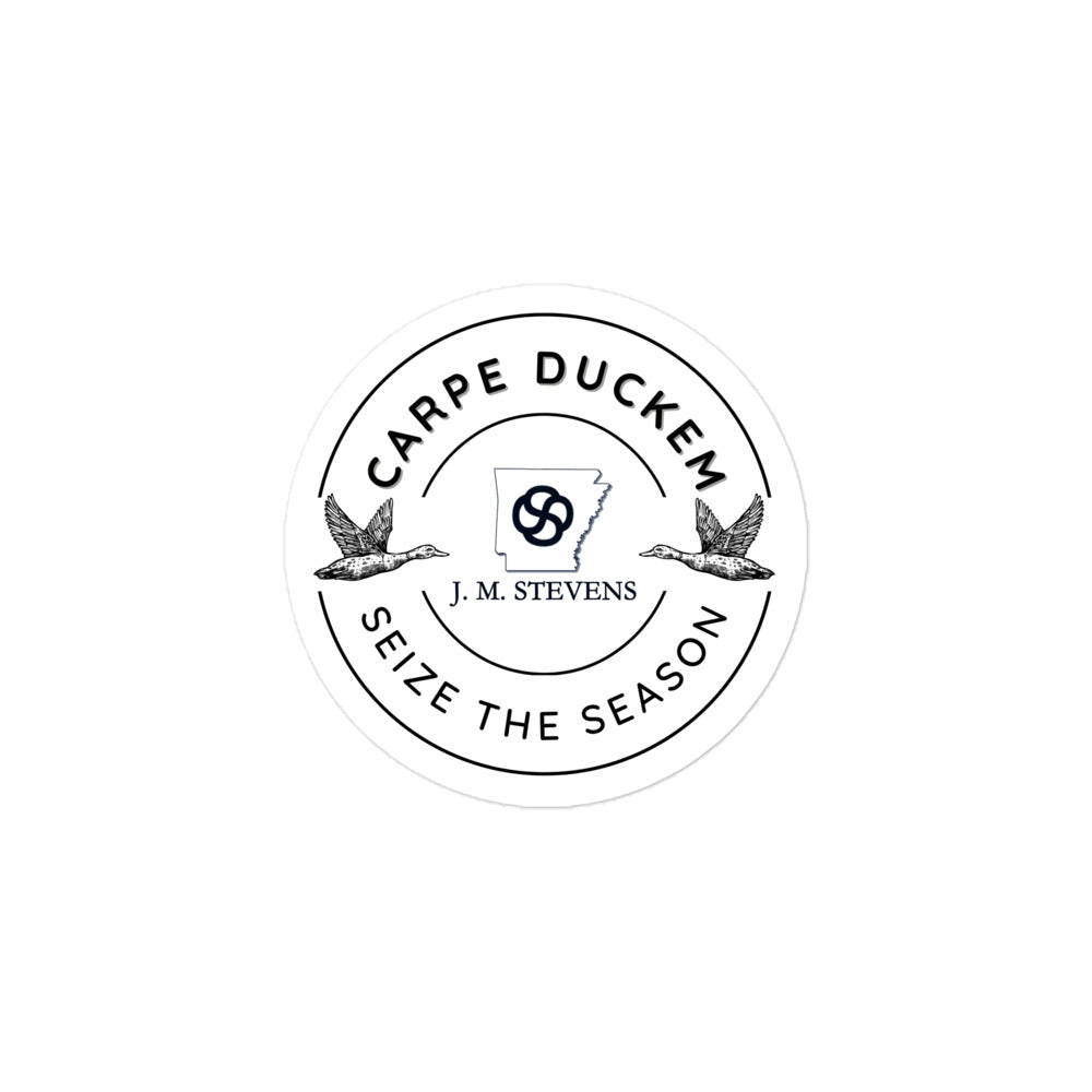 Carpe Duckem Vinyl Sticker