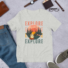 Load image into Gallery viewer, Explore Unisex T-shirt | Camping | Hiking | Adventure | RVing | National Parks
