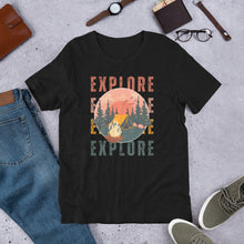 Load image into Gallery viewer, Explore Unisex T-shirt | Camping | Hiking | Adventure | RVing | National Parks
