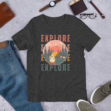 Load image into Gallery viewer, Explore Unisex T-shirt | Camping | Hiking | Adventure | RVing | National Parks
