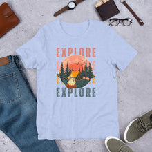 Load image into Gallery viewer, Explore Unisex T-shirt | Camping | Hiking | Adventure | RVing | National Parks
