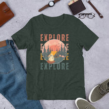Load image into Gallery viewer, Explore Unisex T-shirt | Camping | Hiking | Adventure | RVing | National Parks
