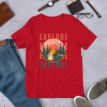 Load image into Gallery viewer, Explore Unisex T-shirt | Camping | Hiking | Adventure | RVing | National Parks
