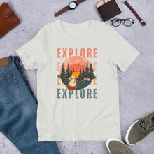 Load image into Gallery viewer, Explore Unisex T-shirt | Camping | Hiking | Adventure | RVing | National Parks
